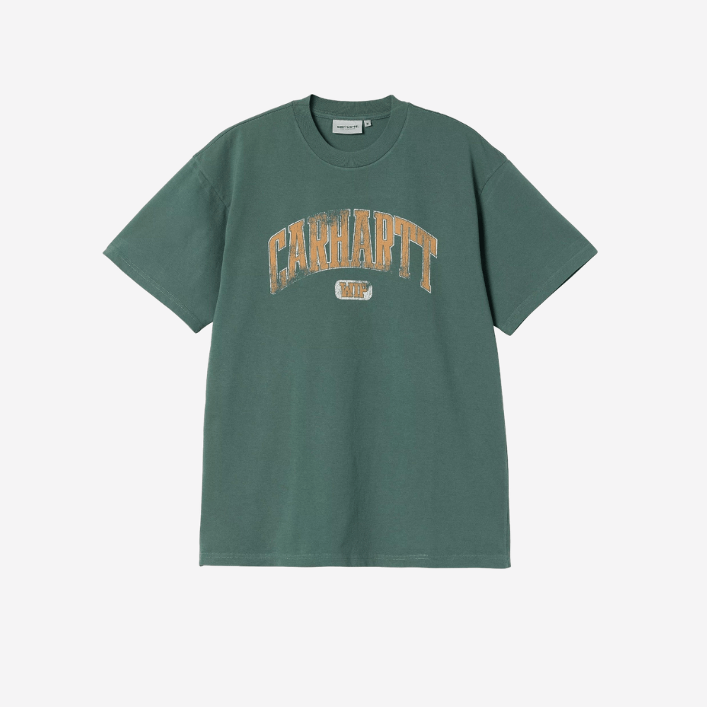 T-shirt Carhartt Lecture silver pine wash