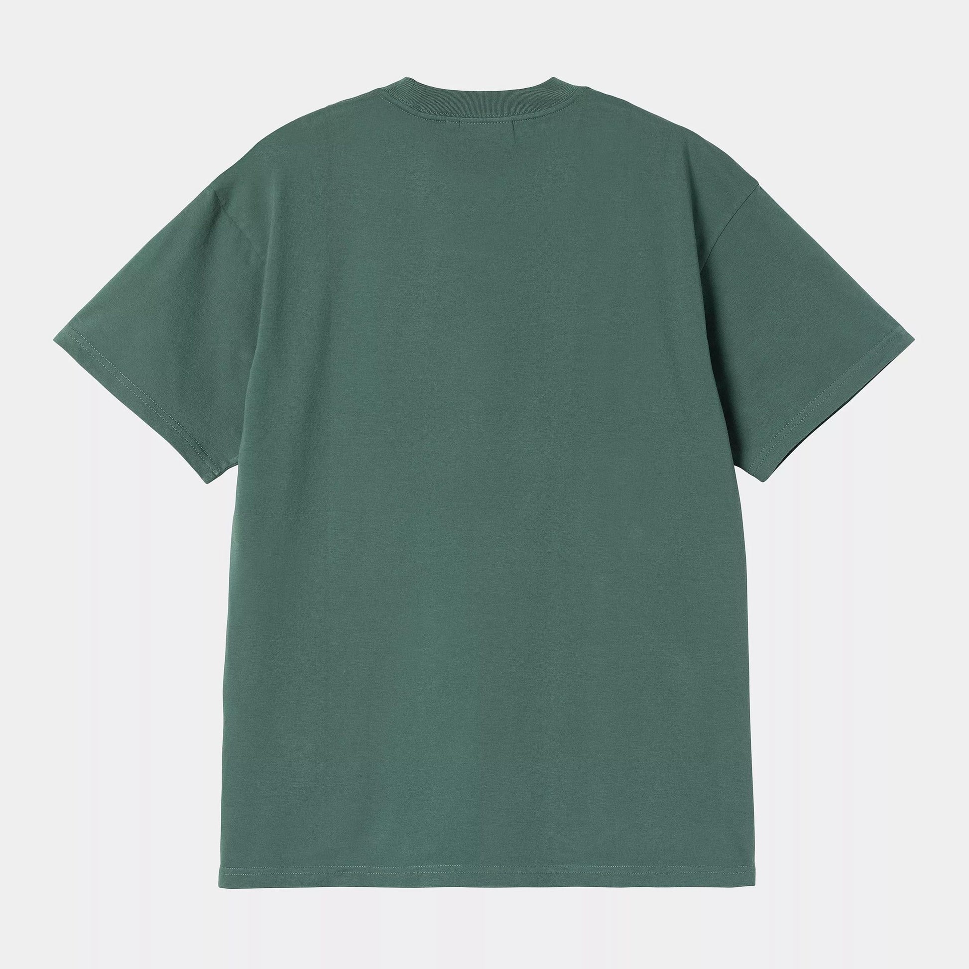 T-shirt Carhartt Lecture silver pine wash