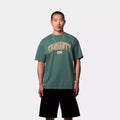 T-shirt Carhartt Lecture silver pine wash