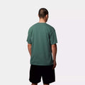 T-shirt Carhartt Lecture silver pine wash