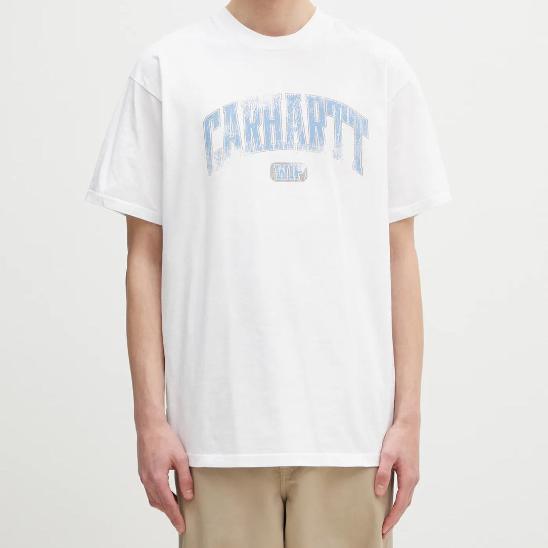 T-shirt Carhartt Lecture white wash