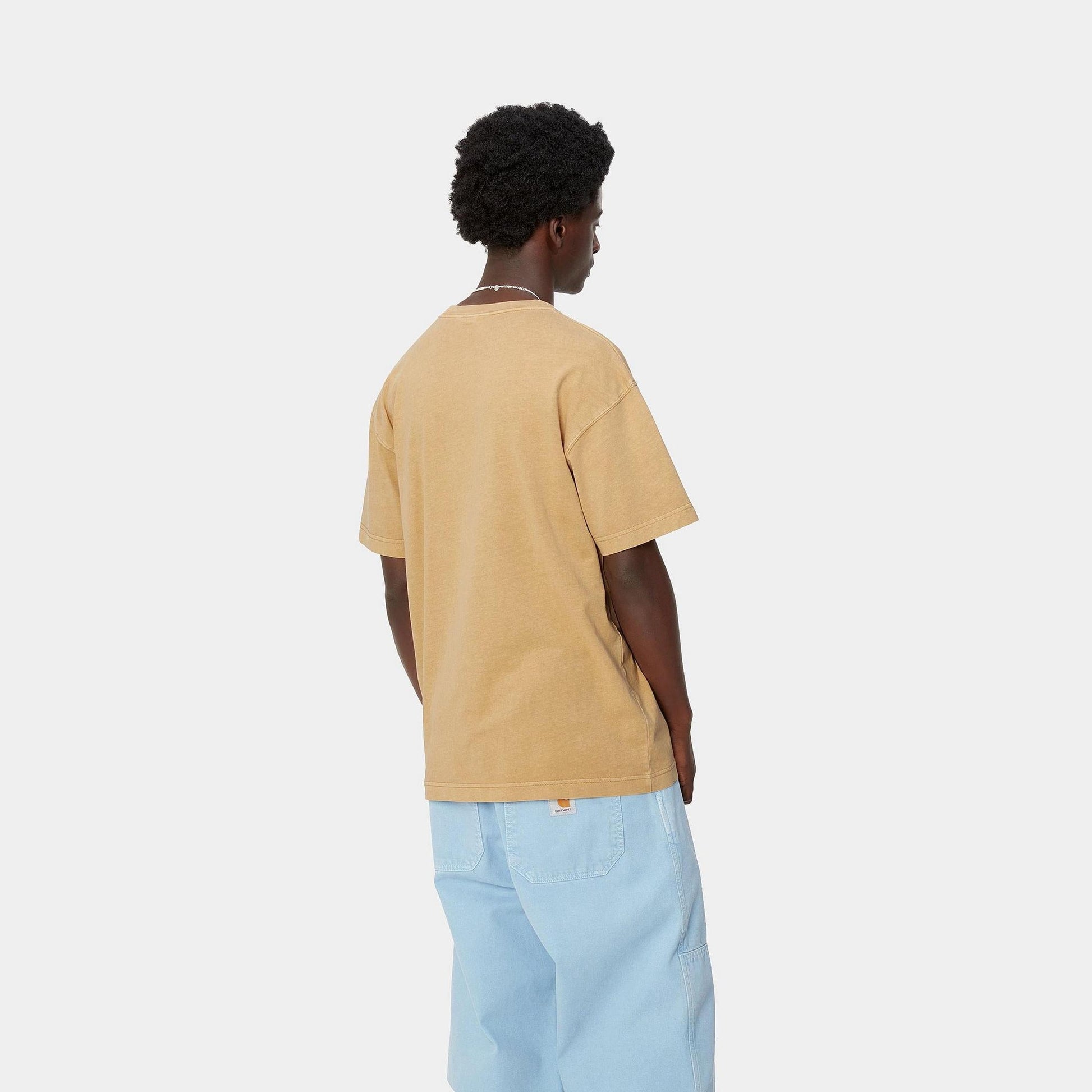 T-shirt Carhartt Nelson bourbon dyed