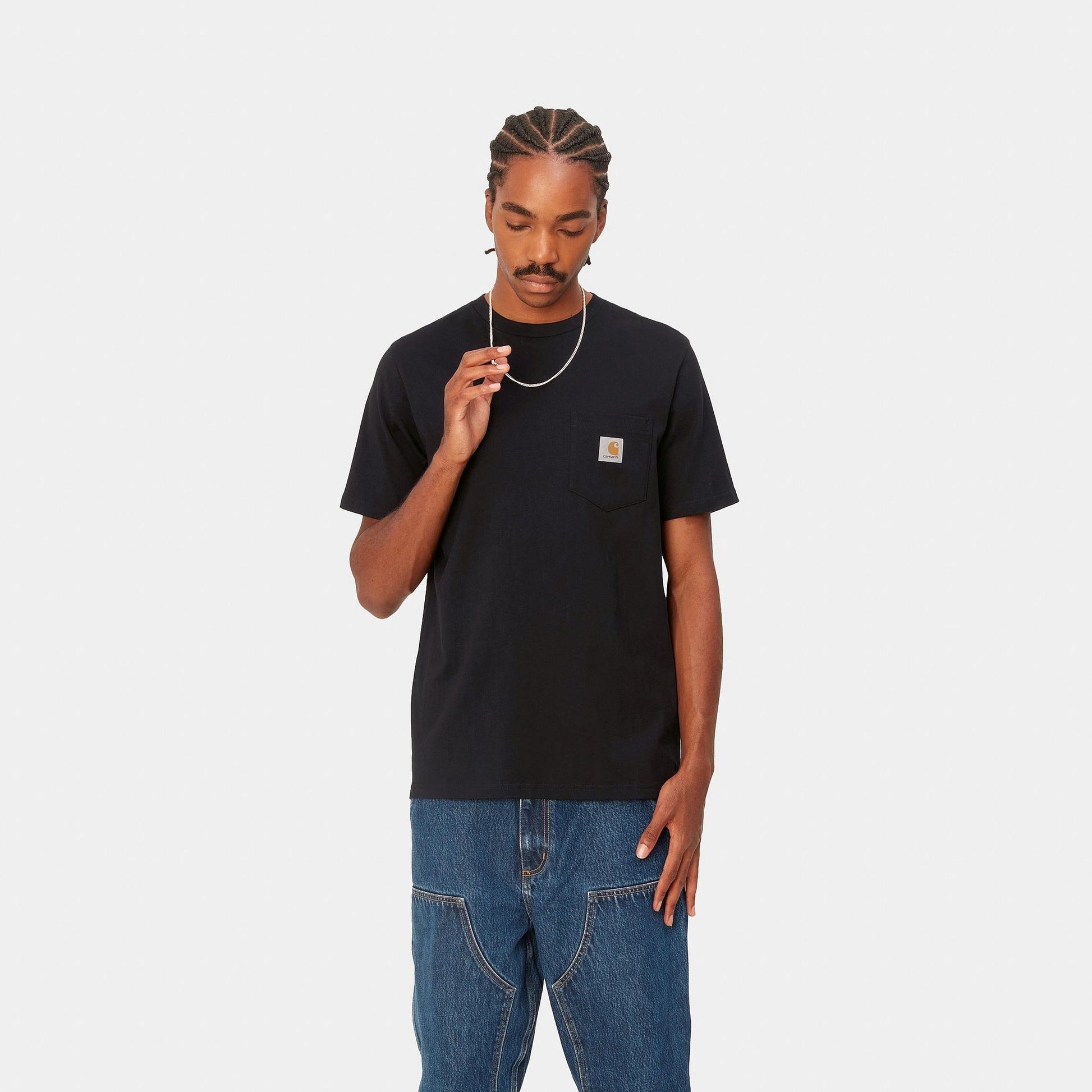 T-shirt Carhartt Pocket black