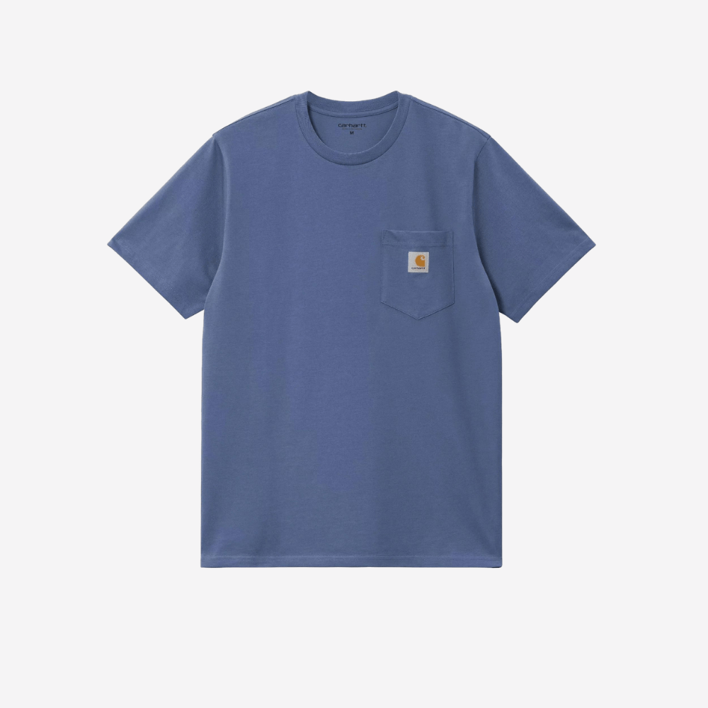 T-shirt Carhartt Pocket blue iris