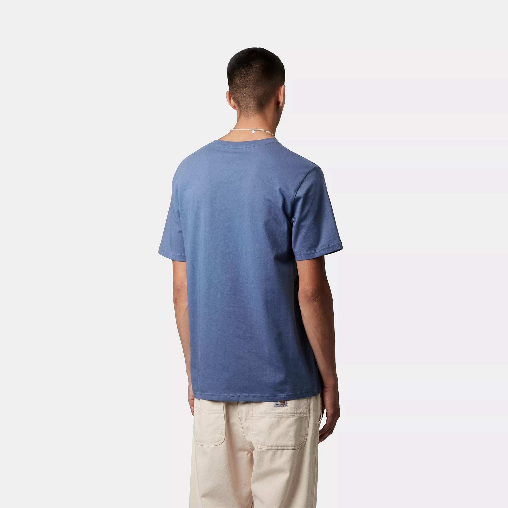 T-shirt Carhartt Pocket blue iris