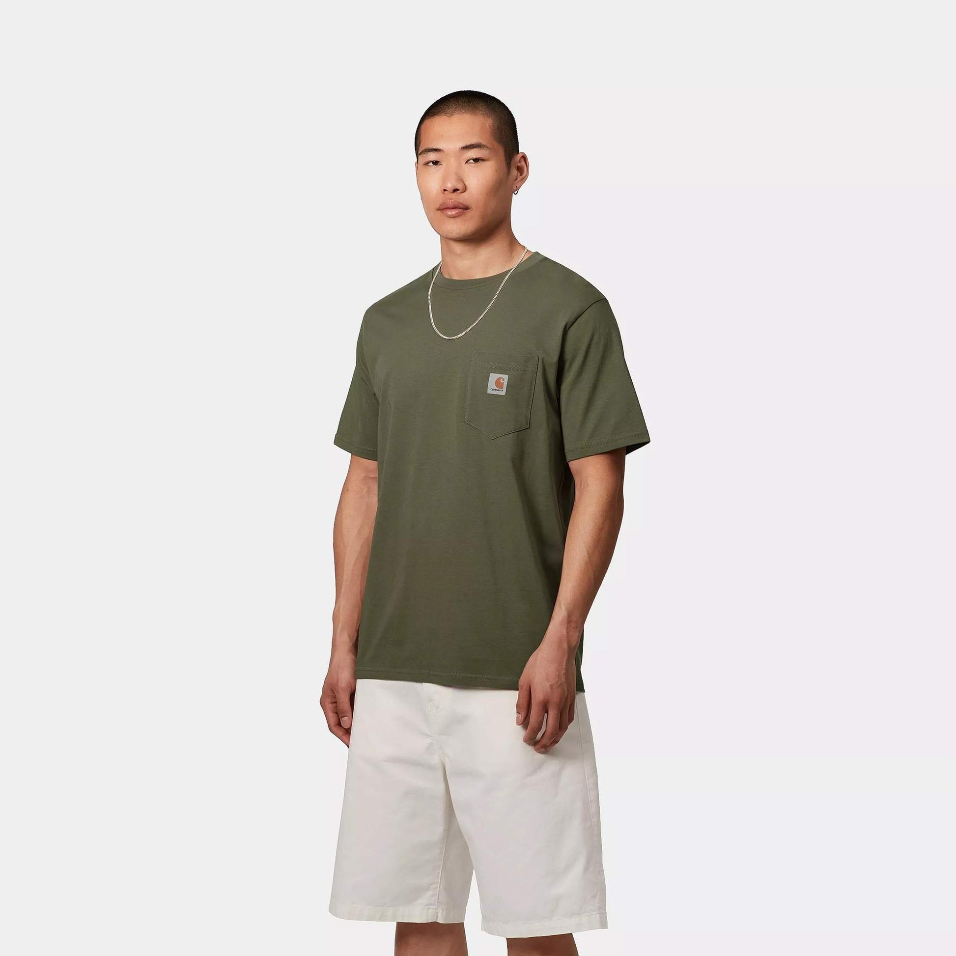 T-shirt Carhartt Pocket dollar green