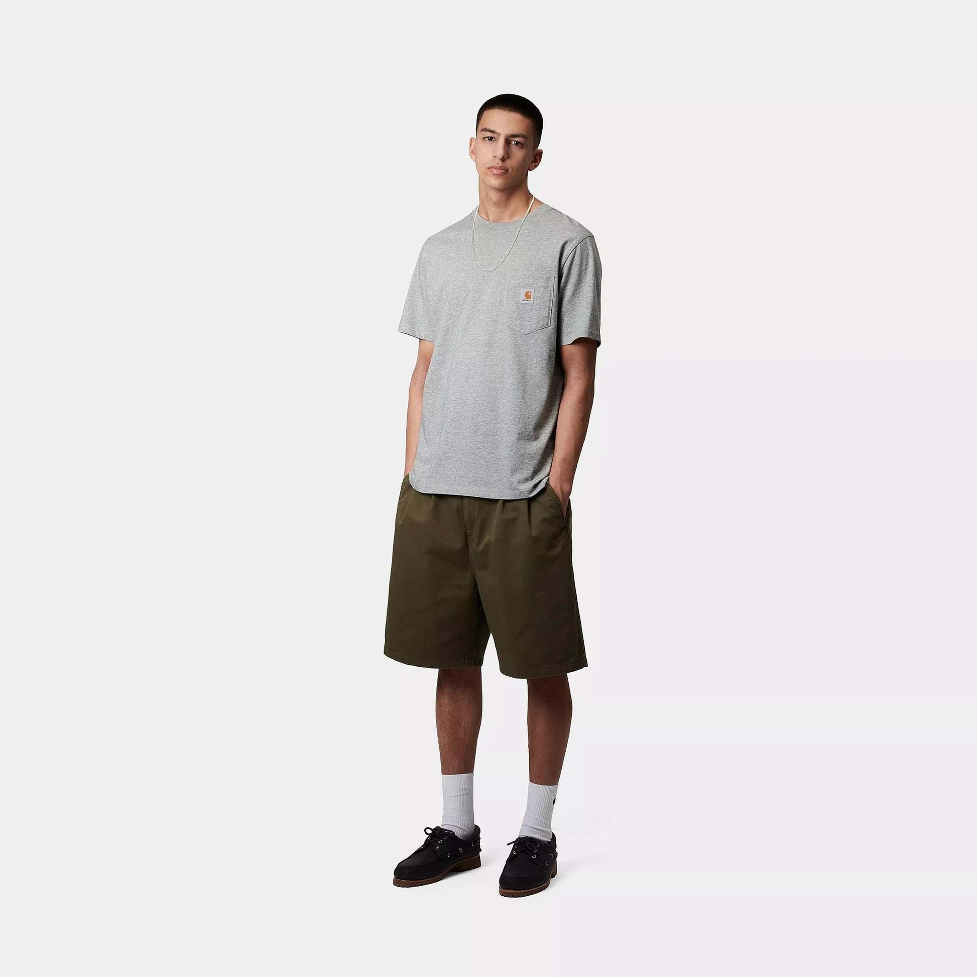 T-shirt Carhartt Pocket grey heather