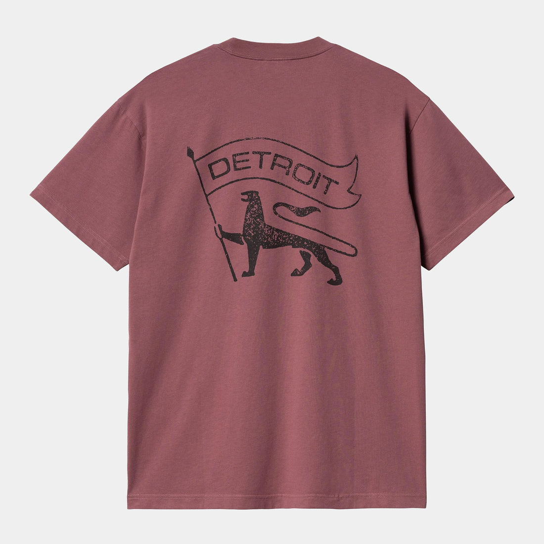 T-shirt Carhartt Stamp dusty fucsia black stone washed