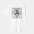 T- shirt Carhartt Stamp white black stone washed