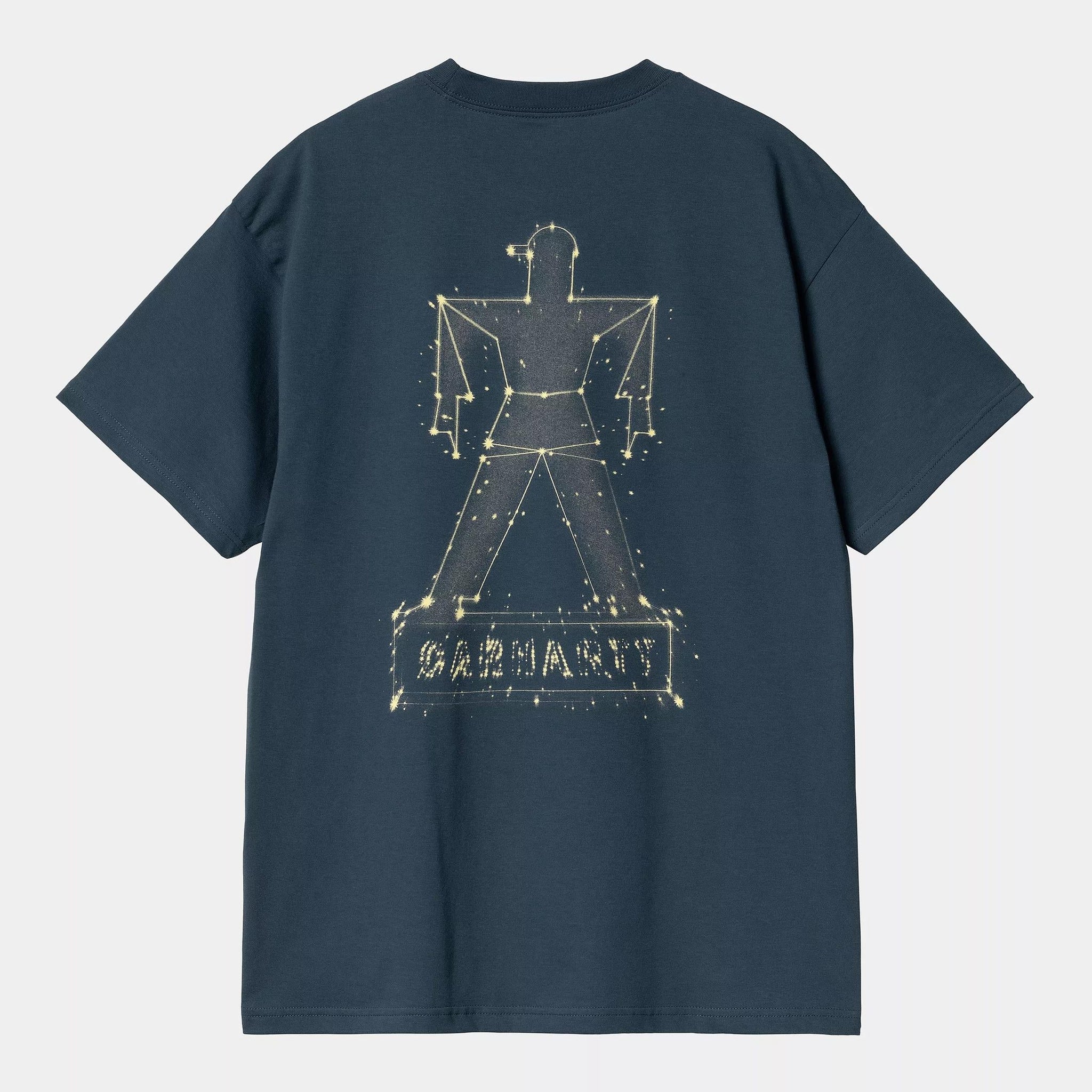 T-shirt Carhartt Stargazer dusky blue yellow