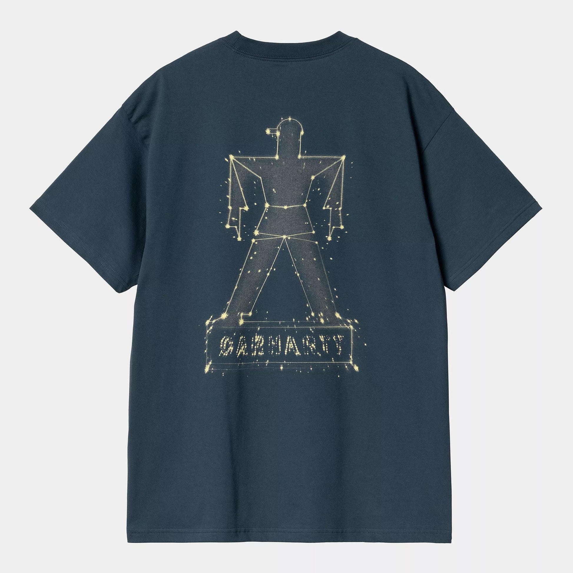 T-shirt Carhartt Stargazer dusky blue yellow