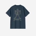 T-shirt Carhartt Stargazer dusky blue yellow