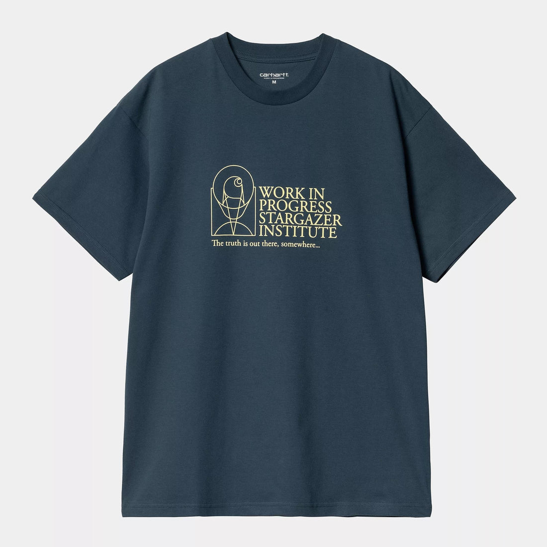 T-shirt Carhartt Stargazer dusky blue yellow
