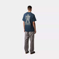 T-shirt Carhartt Stargazer dusky blue yellow