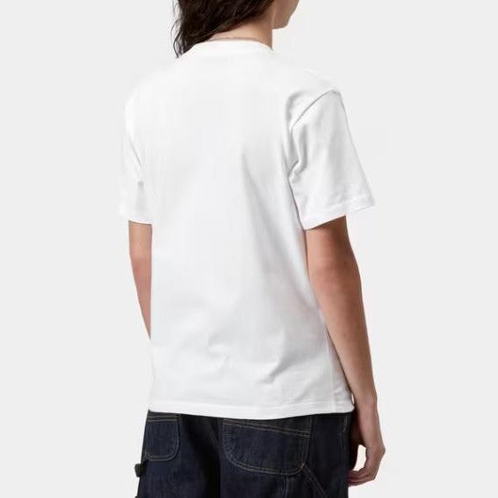 T shirt Carhartt W Heart PKT White