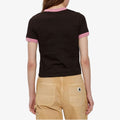 T shirt Carhartt W Outlaw Star Ringer Tobacco
