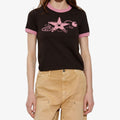T shirt Carhartt W Outlaw Star Ringer Tobacco
