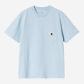T shirt Carhartt W Pocket Aqua