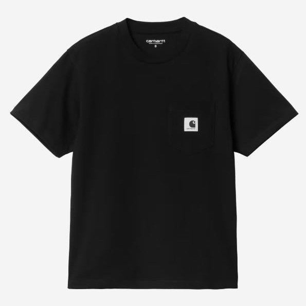 T shirt Carhartt W Pocket ss Blk