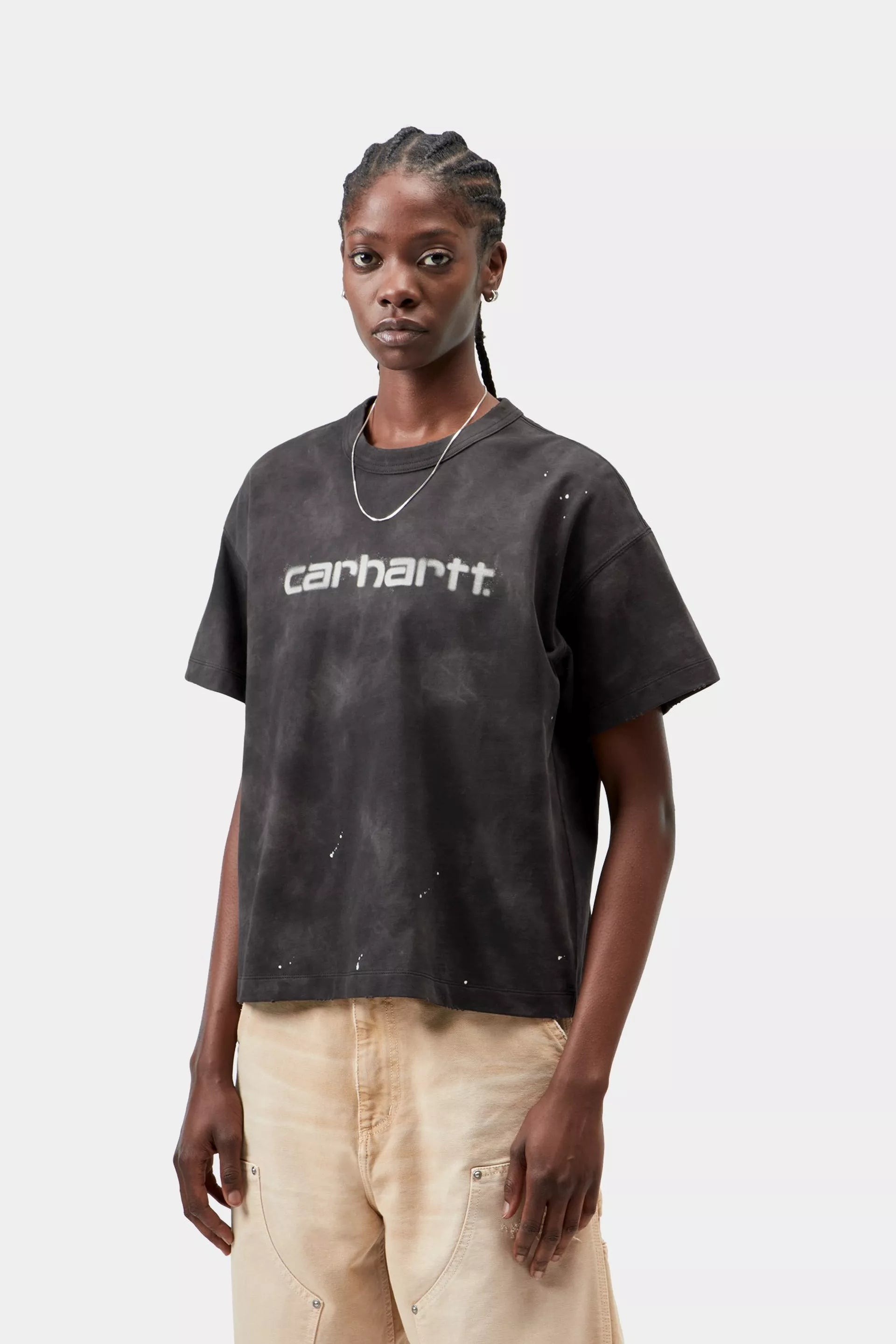 T shirt Carhartt W SS Painte Black