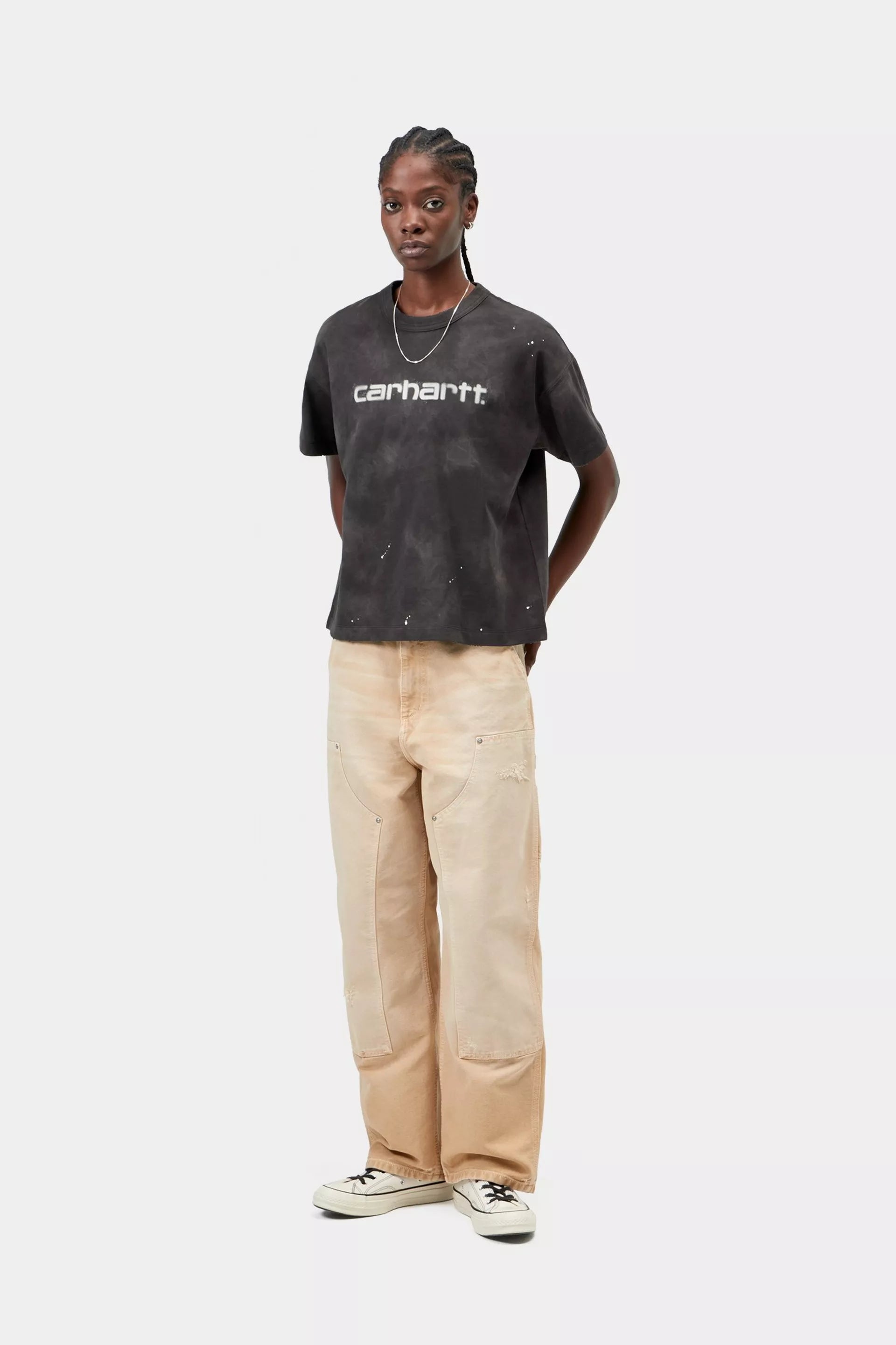T shirt Carhartt W SS Painte Black