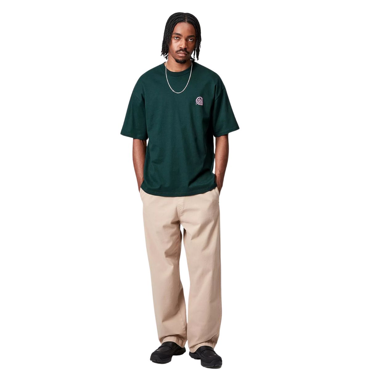 T-shirt Carhartt halix Deep lagoon