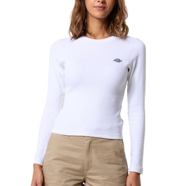 T-shirt Dickies WGladeville LS White