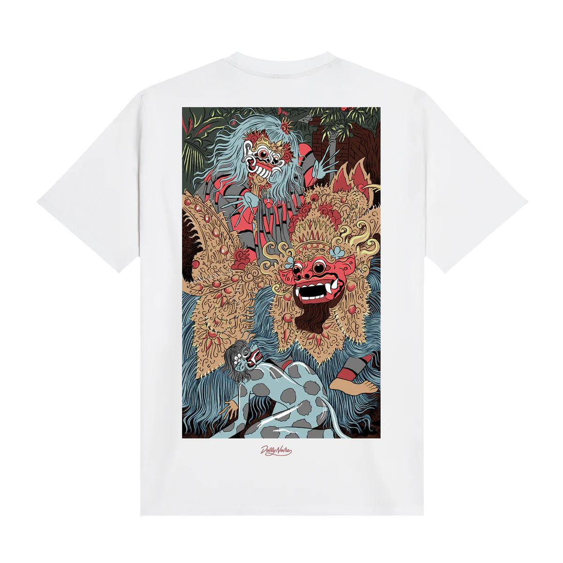 T-shirt Dolly Noire Barong And Rangda white