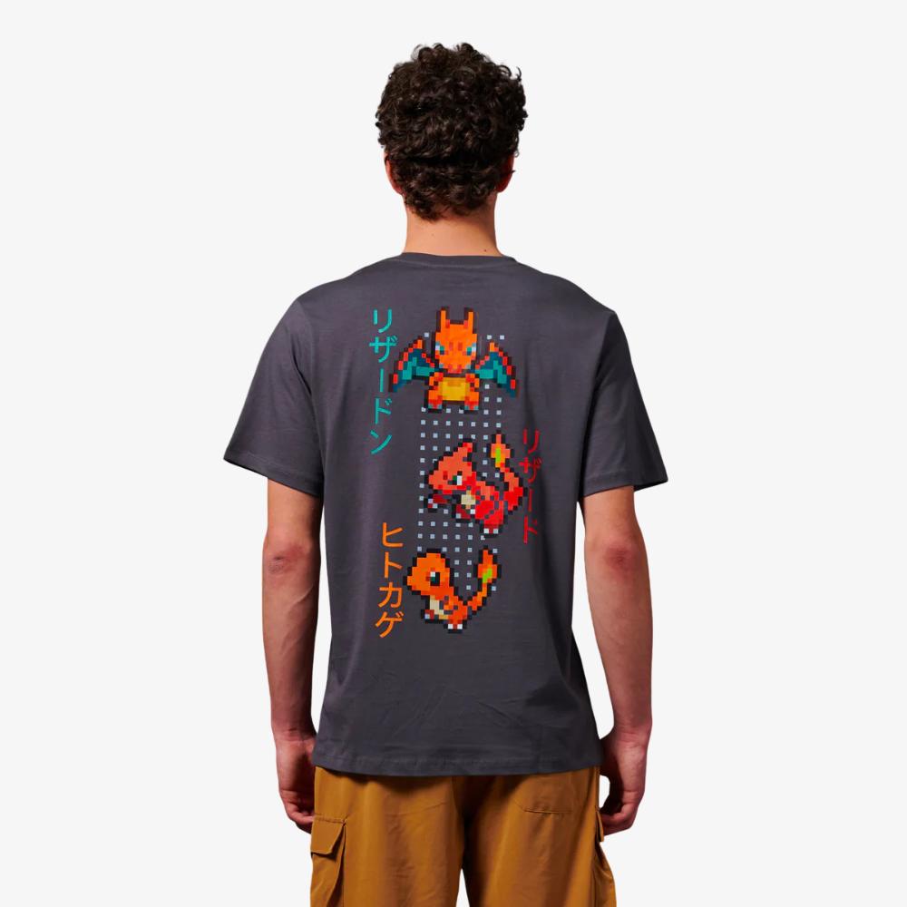 T-shirt Dolly Noire Charizard Evo Gray
