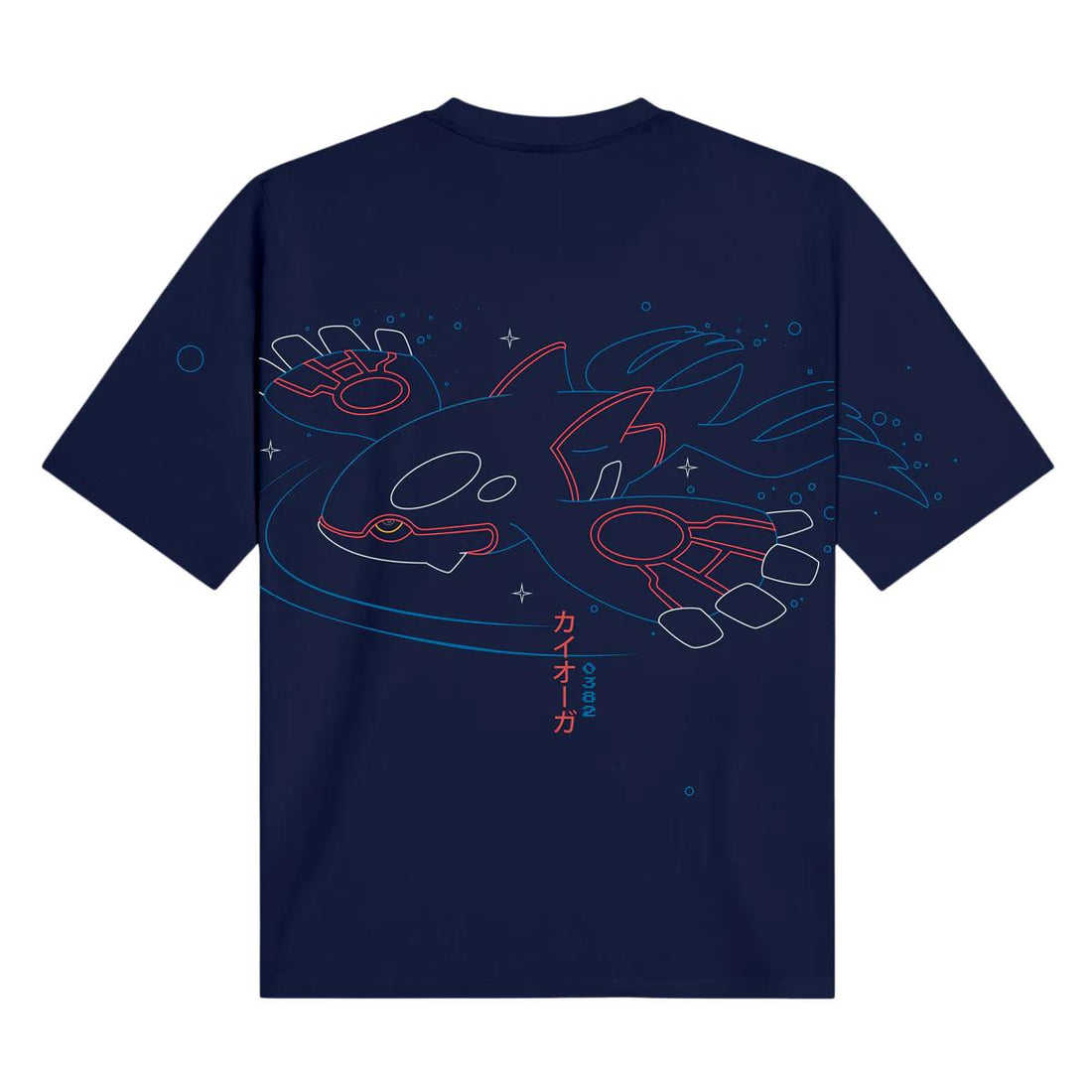 T-shirt Dolly Noire Kyogre Over Kimono Blue