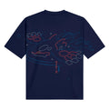T-shirt Dolly Noire Kyogre Over Kimono Blue