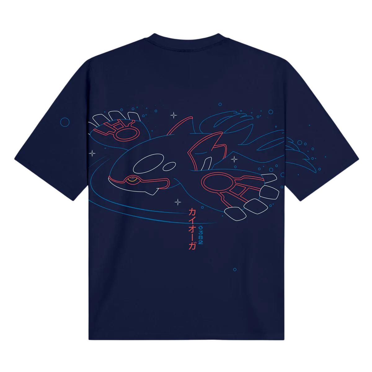 T-shirt Dolly Noire Kyogre Over Kimono Blue