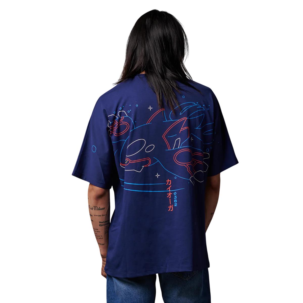 T-shirt Dolly Noire Kyogre Over Kimono Blue