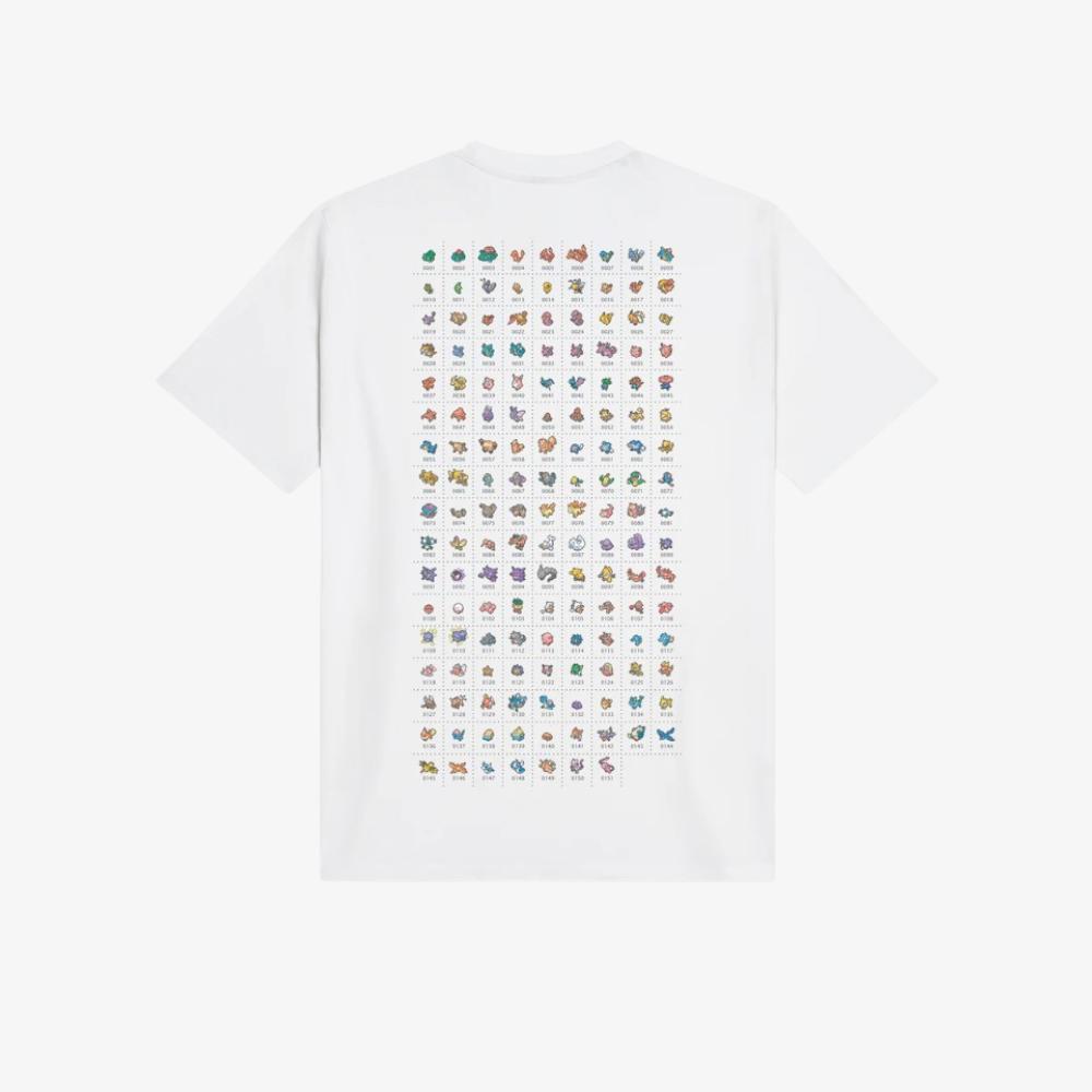 T-shirt Dolly Noire Pokedex White