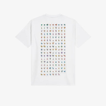 T-shirt Dolly Noire Pokedex White