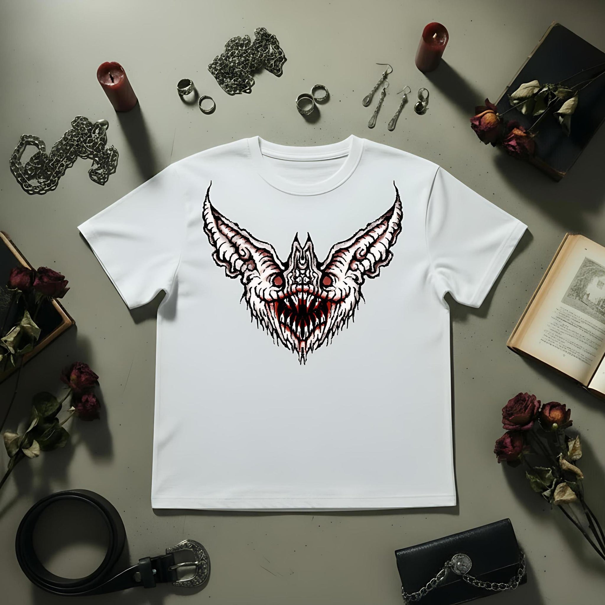 T-shirt Ghettoblaster Bat Loose white