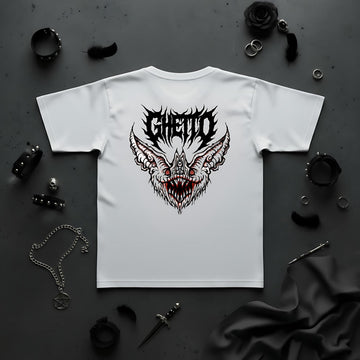 T-shirt Ghettoblaster Bat white 190gr