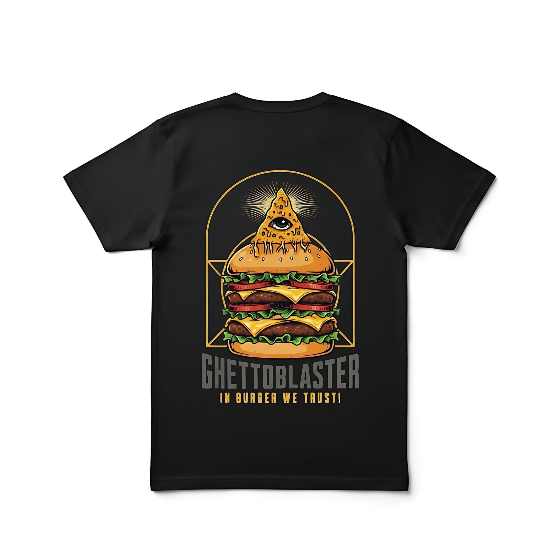 T-shirt Ghettoblaster Burger Trust black