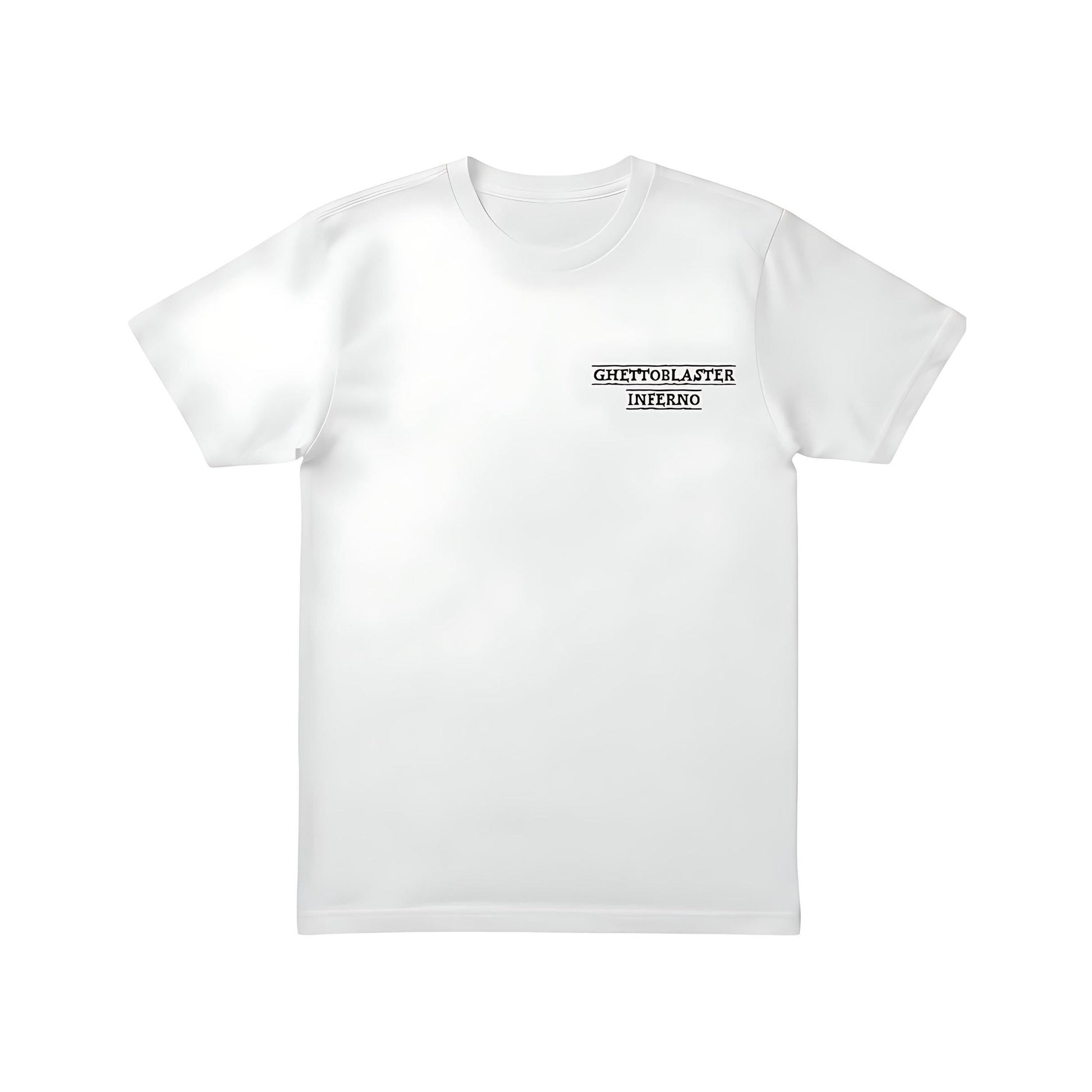 T-shirt Ghettoblaster Caronte Inferno white