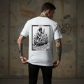 T-shirt Ghettoblaster Caronte Inferno white