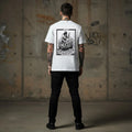T-shirt Ghettoblaster Caronte Inferno white