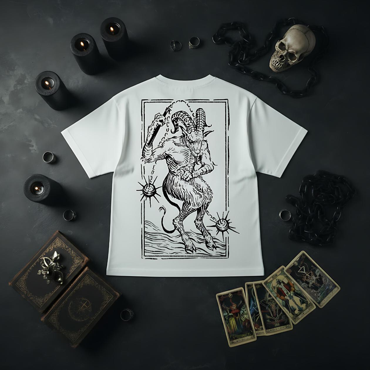 T-shirt Ghettoblaster Goat Loose white