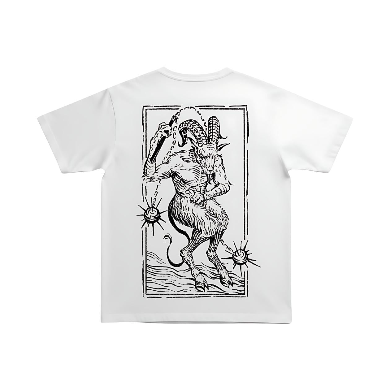 T-shirt Ghettoblaster Goat Loose white
