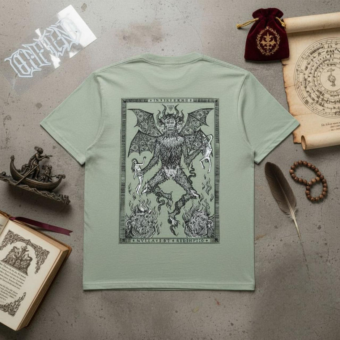 T-shirt Ghettoblaster Inferno rosemary