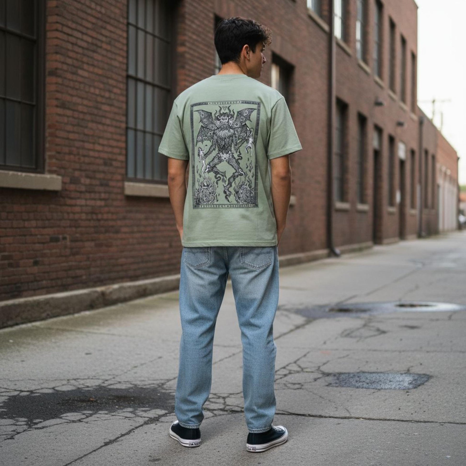 T-shirt Ghettoblaster Inferno rosemary