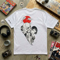 T-shirt Ghettoblaster Japan Death Love whi