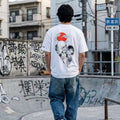 T-shirt Ghettoblaster Japan Death Love whi