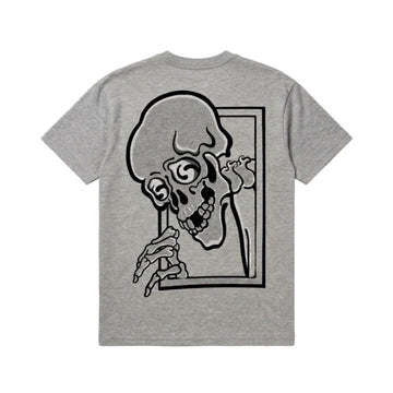 T-shirt Ghettoblaster Japan skeleton grey