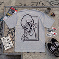 T-shirt Ghettoblaster Japan skeleton grey