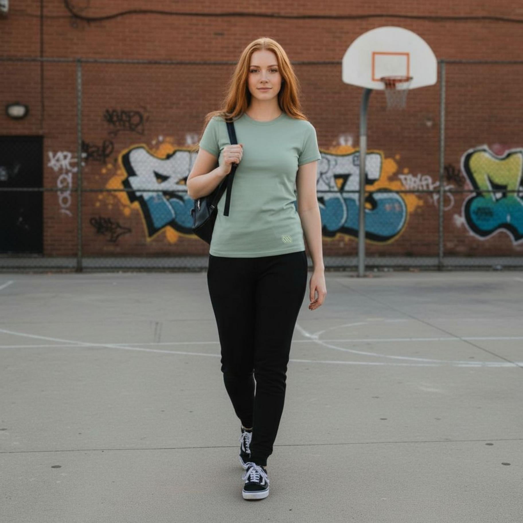 T-shirt Ghettoblaster Logo aloe